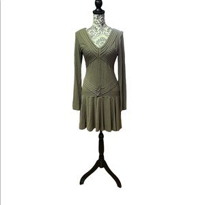Max Studio dress color green